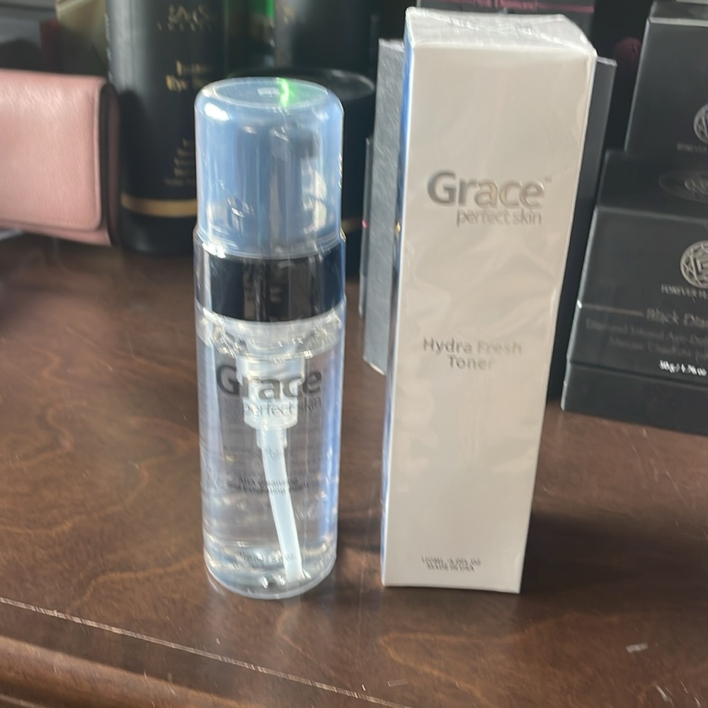Grace cleanser exfoliating foam and toner. 2fer